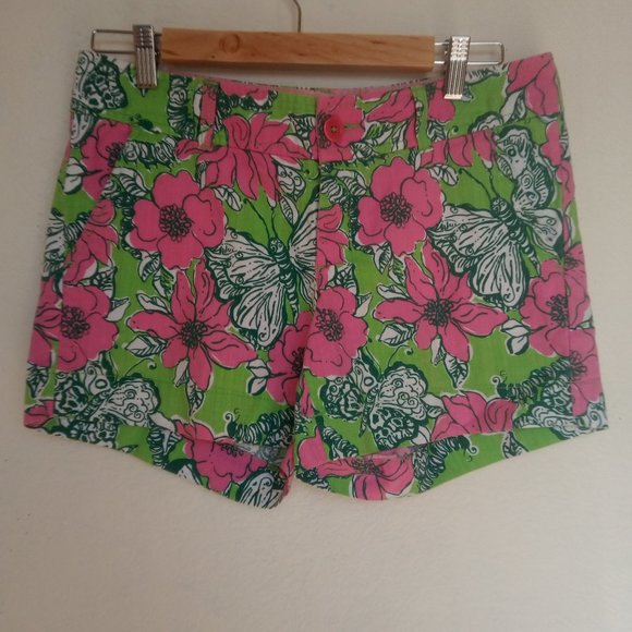 Lilly Pulitzer Pants - Lilly Pulitzer Floral Shorts Size 6